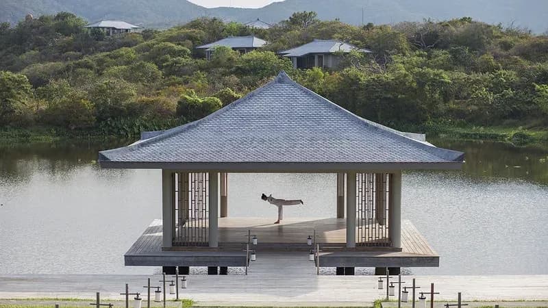 Yoga & thiền bên hồ
