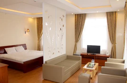 Phòng nghỉ tiện nghi, ấm cúng