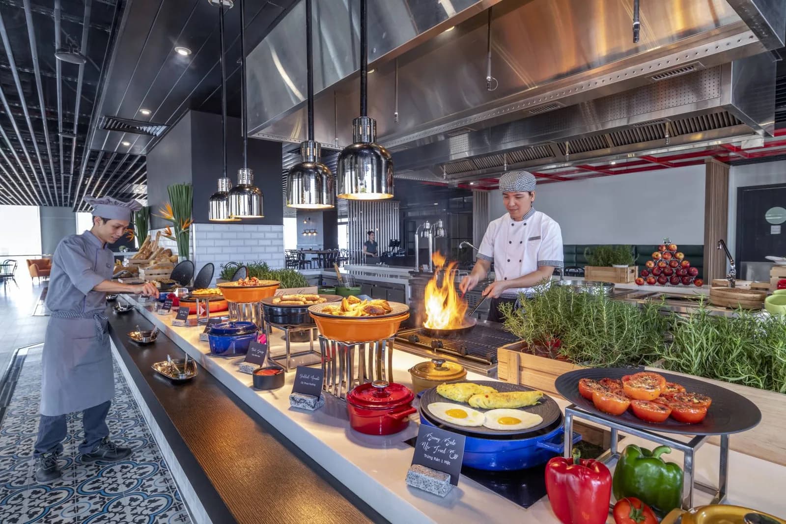Buffet sáng quốc tế