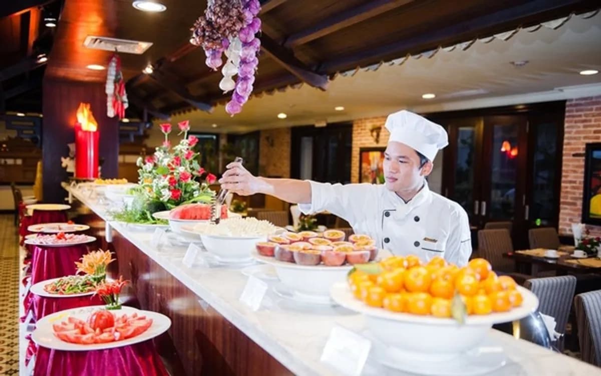 Buffet sáng đa dạng