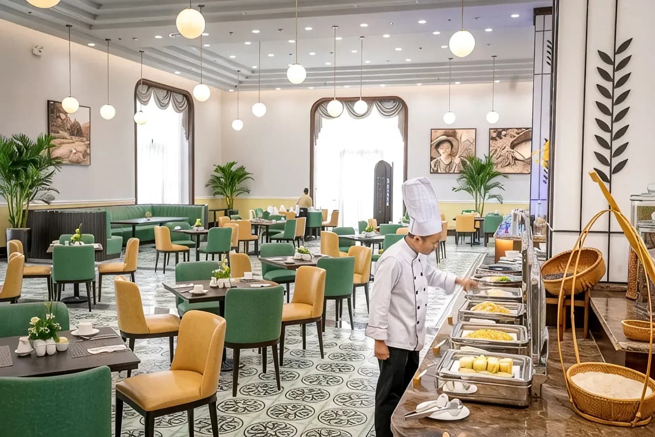 Buffet sáng Á - Âu