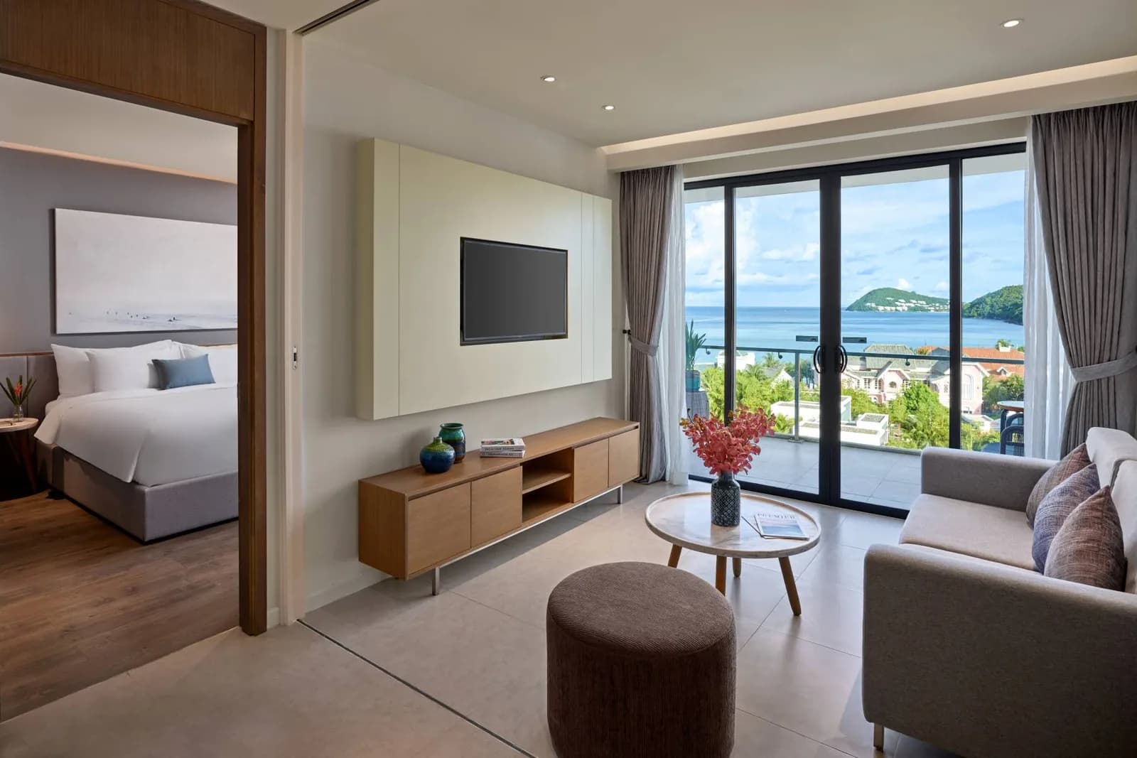 Superior Suite 1 Giường King, Ban công