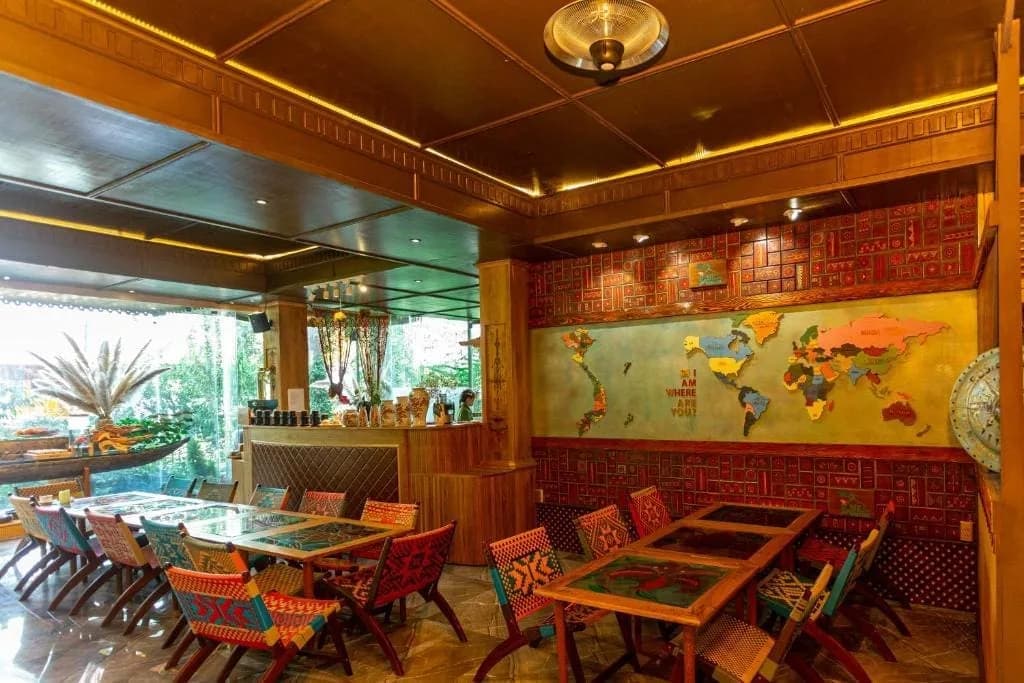 Không gian dùng bữa trong nhà