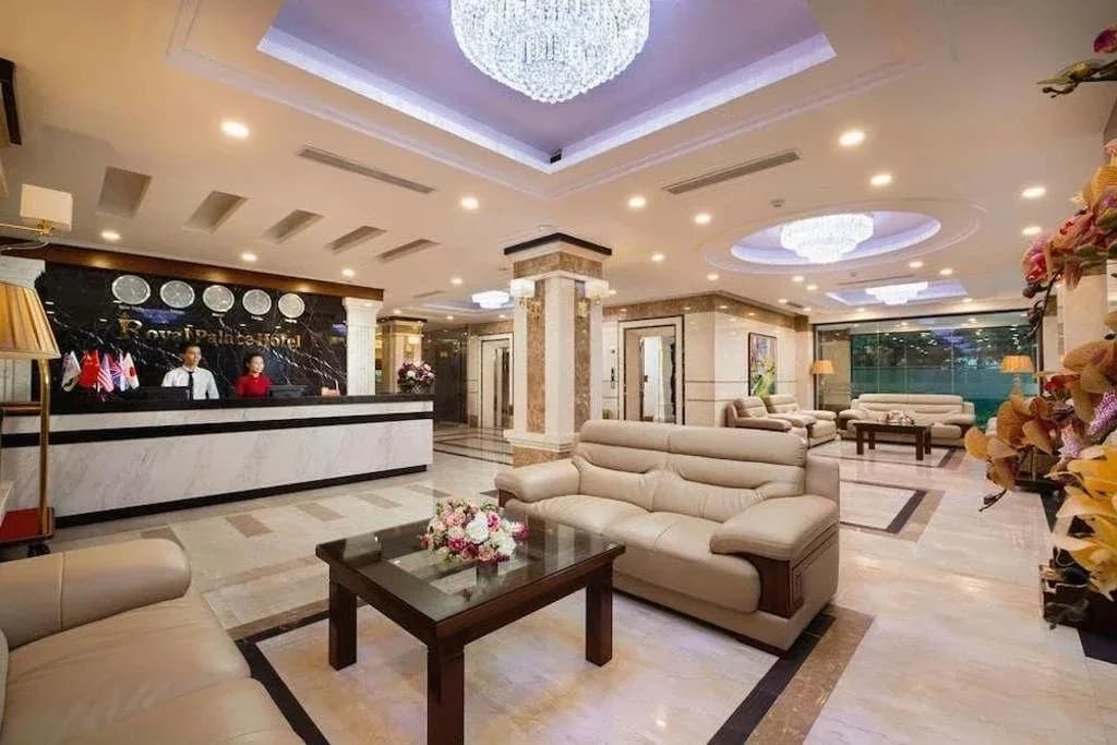 Sảnh lễ tân sang trọng