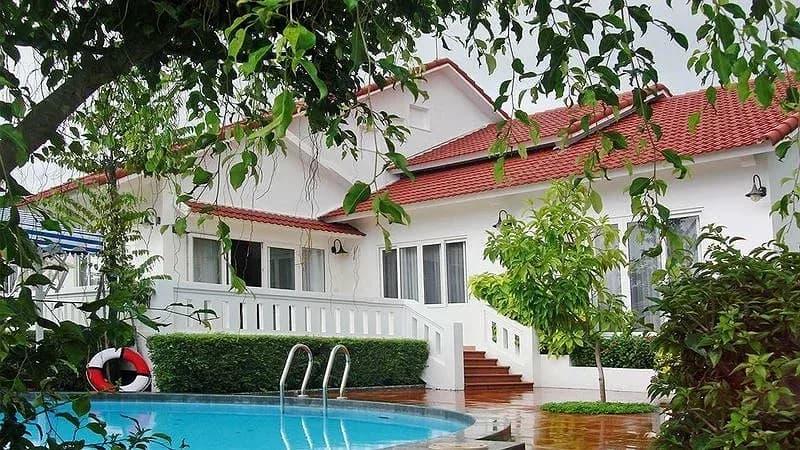 Villa hồ bơi riêng biệt lập
