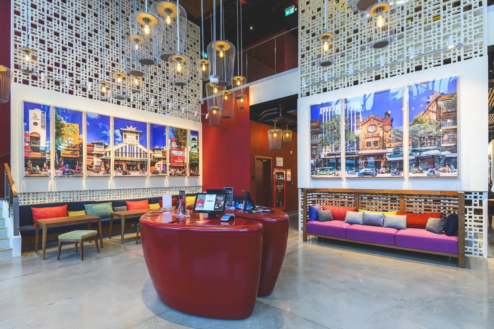 Wink Space & sảnh sắc màu