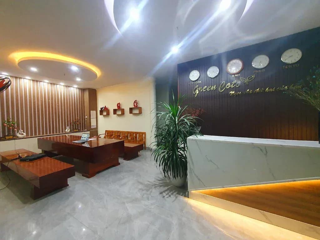 Sảnh lễ tân sang trọng