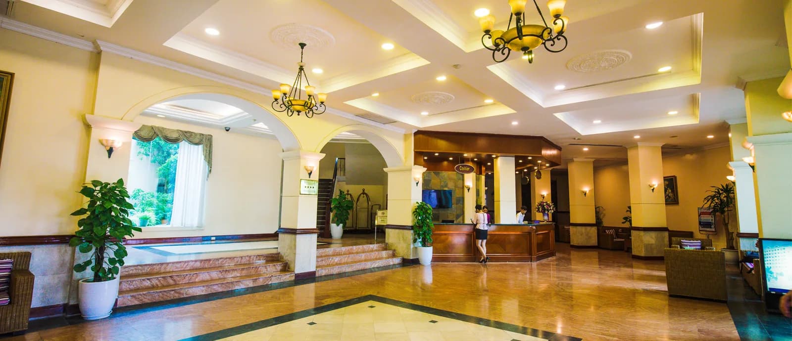 Sảnh đón tiếp sang trọng