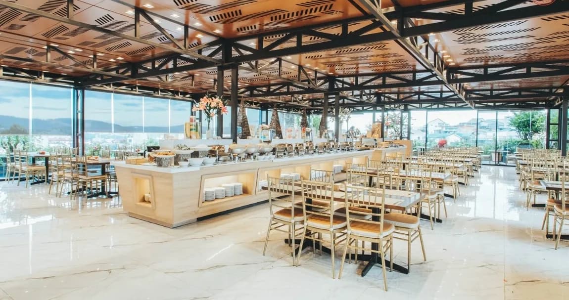 Rooftop Terrace – buffet hơn 80 món