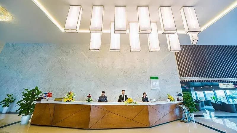 Sảnh lễ tân sang trọng