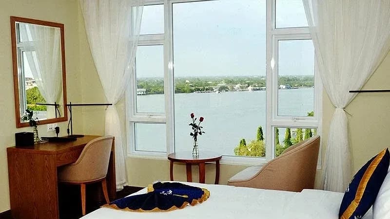 Trọn tầm view sông Cổ Chiên