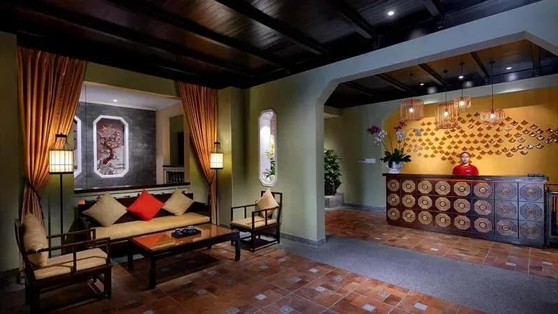 Sảnh đón tiếp phong cách Hội An