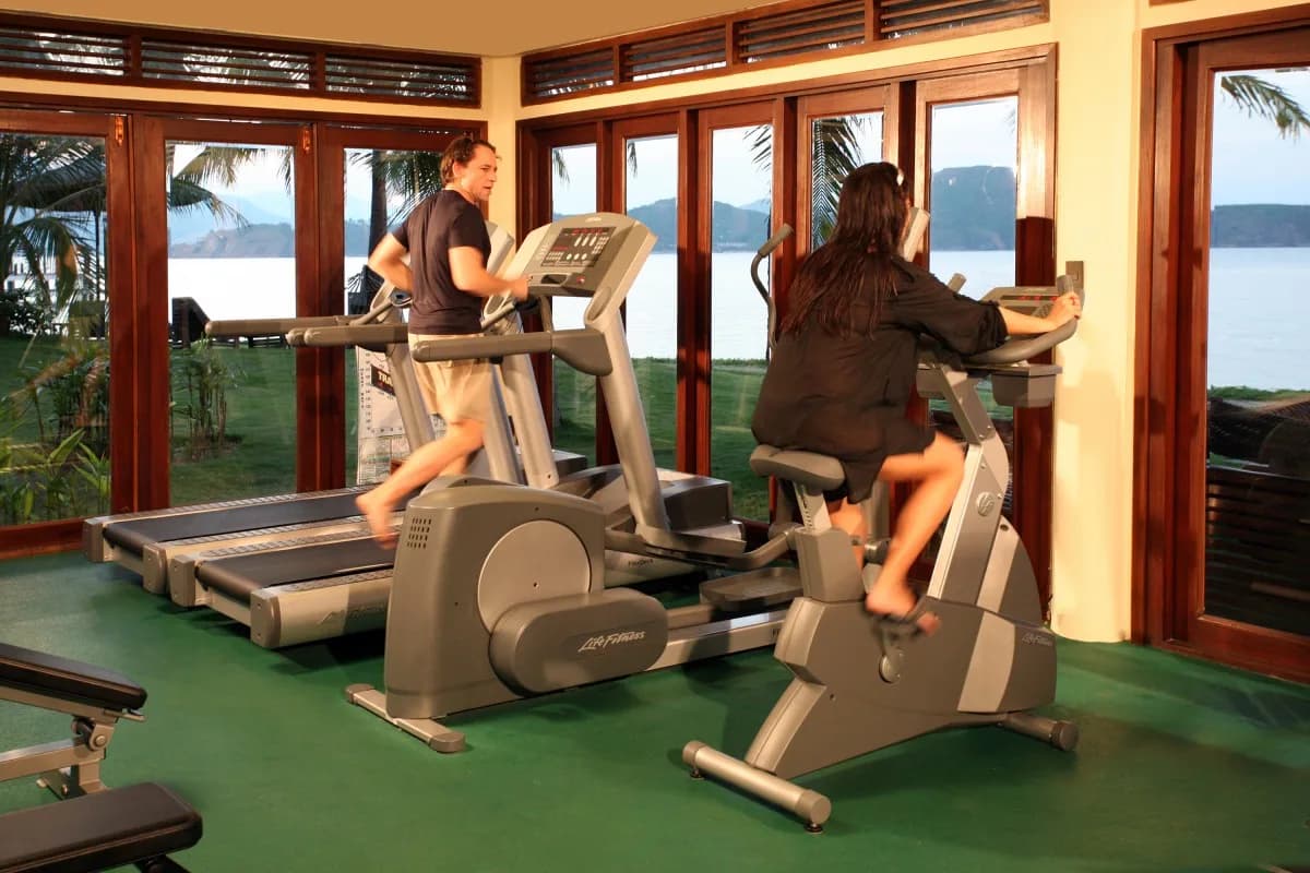 Phòng tập Gym hướng biển