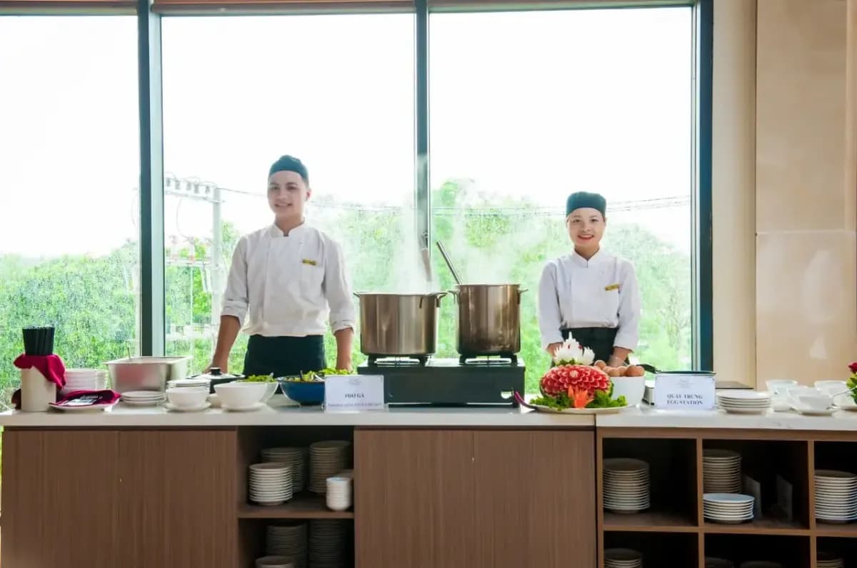 Bếp trình diễn