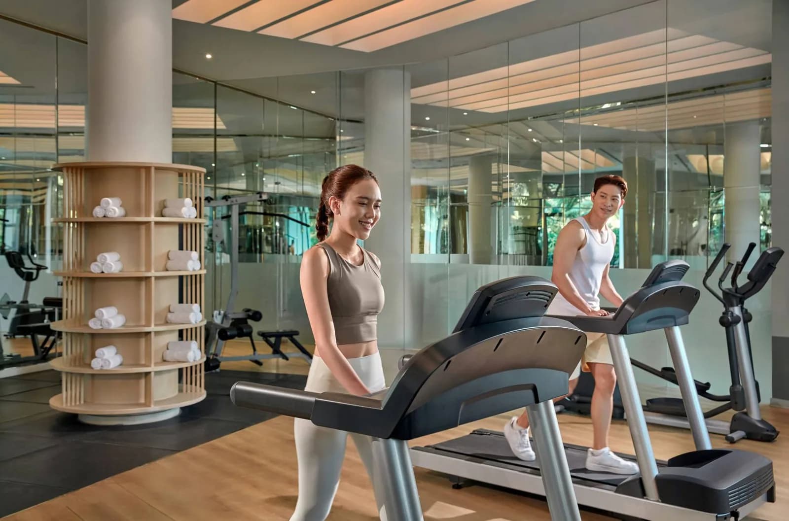 Phòng gym hiện đại