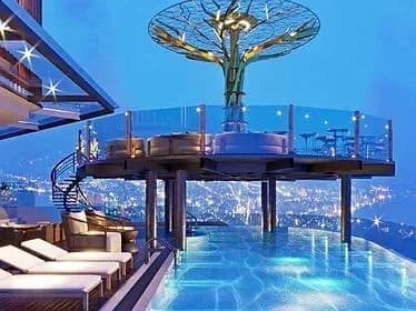 Sky Bar cây ánh sáng