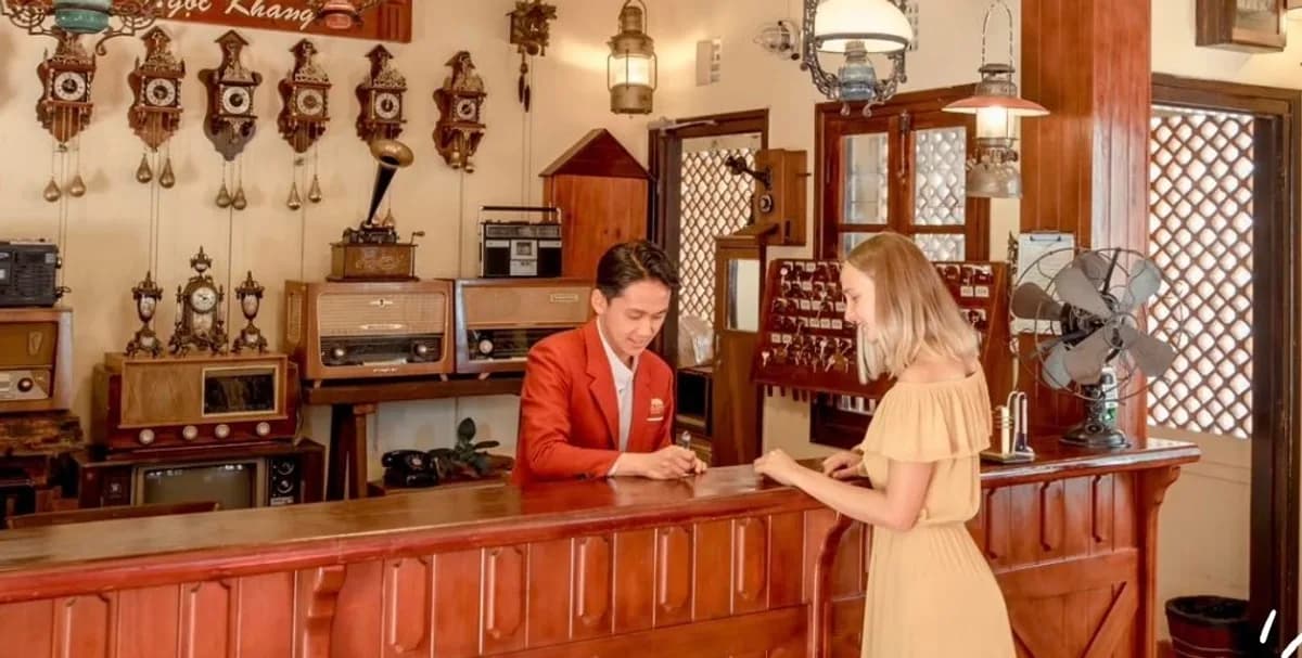 Sảnh lễ tân cổ điển