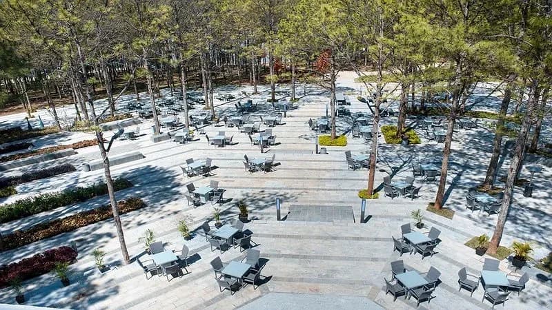 Sân tiệc BBQ ngoài trời