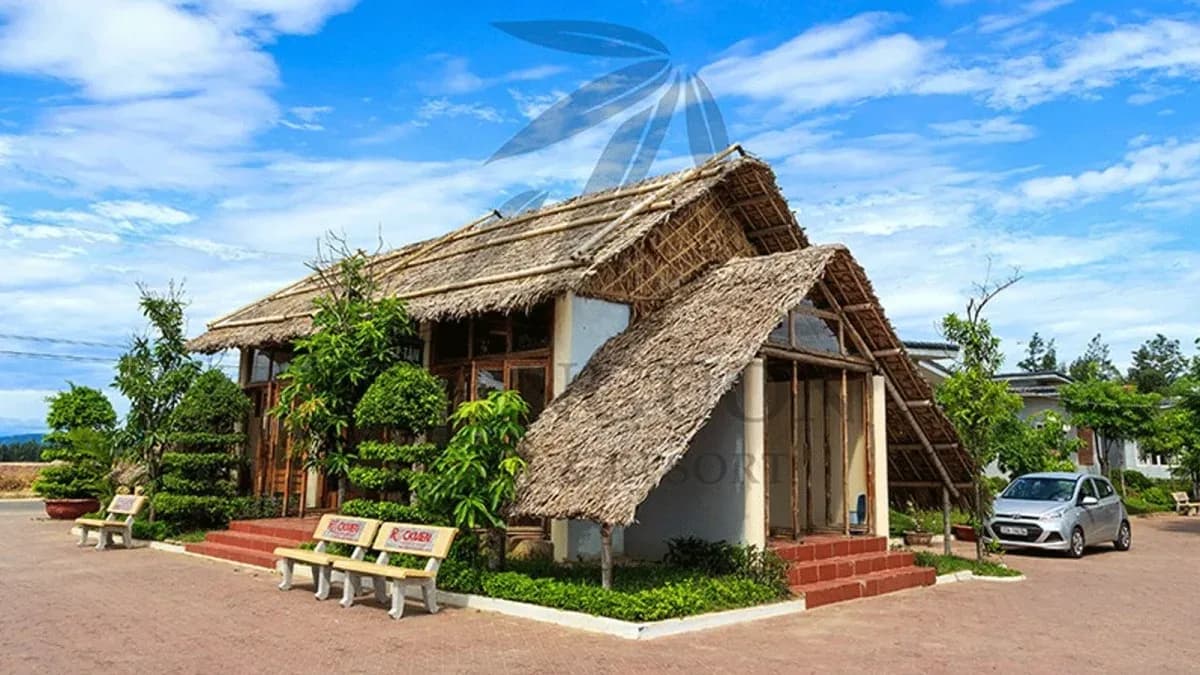 Không gian tre nứa mộc mạc