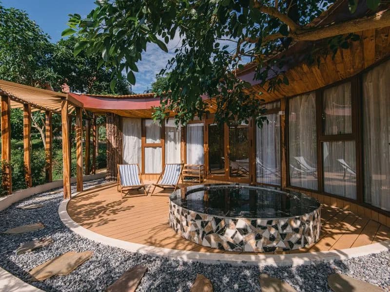 Bể ngâm nóng riêng