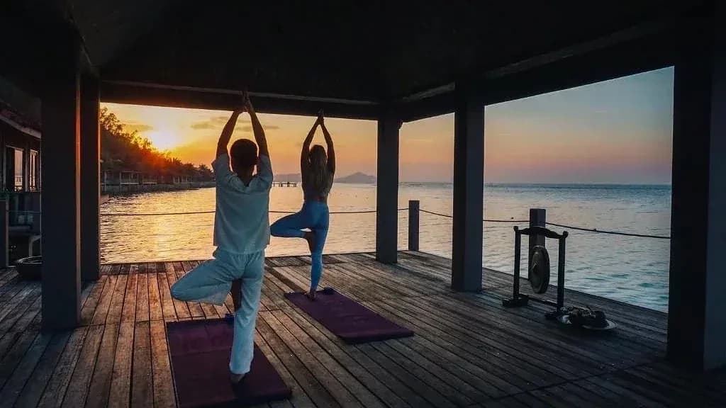 Yoga & wellness đón bình minh